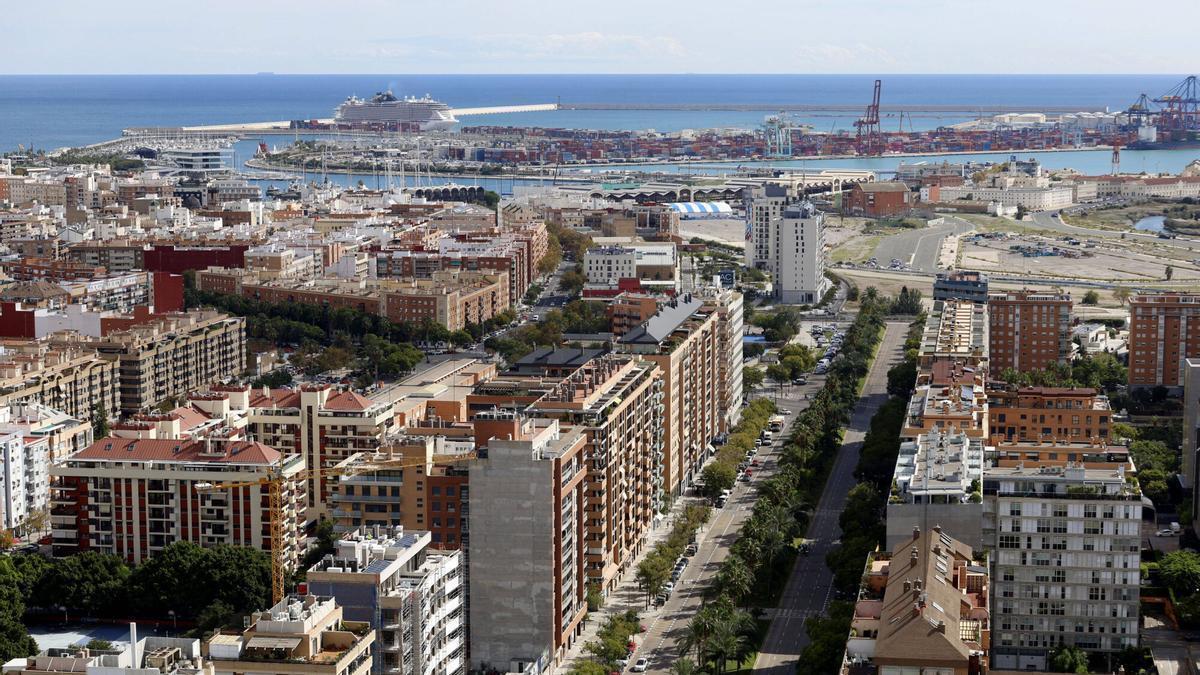 Edificis de vivendes en el districte del Marítim de València