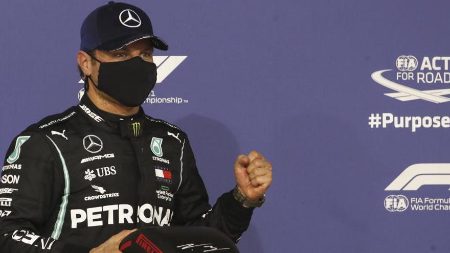 Bottas domina la clasificación y saldrá primero en Sakhir