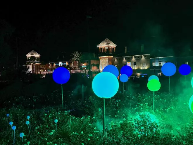 Los Jardines Encantados de Plaza Mayor en Navidad