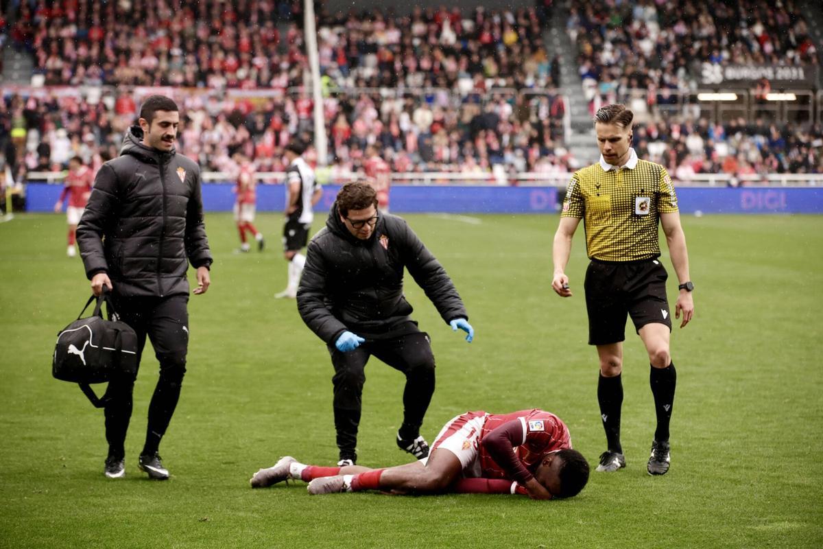 EN IMÁGENES: El Sporting se enfrenta al Burgos en El Plantío