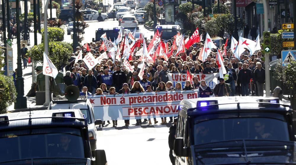 Huelga Pescanova en Vigo