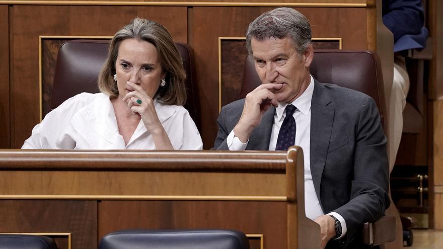 Feijóo asegura que Sánchez no está &quot;limpio&quot; y acusa a los socios del Gobierno de ser &quot;cómplices&quot; de la corrupción