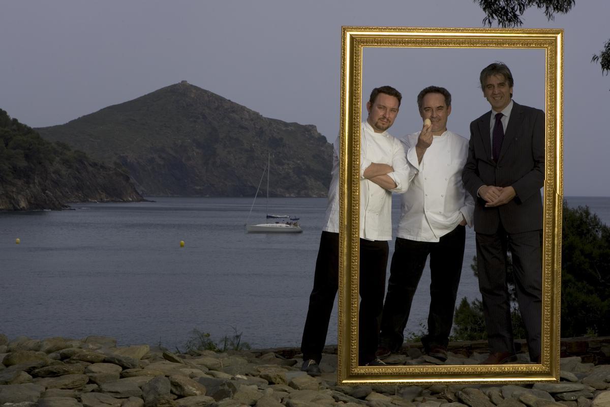 Albert Adrià, Ferran Adrià y Juli Soler.