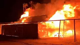 Un incendio arrasa con un chiringuito en Punta Umbría: "No se ha podido salvar nada"