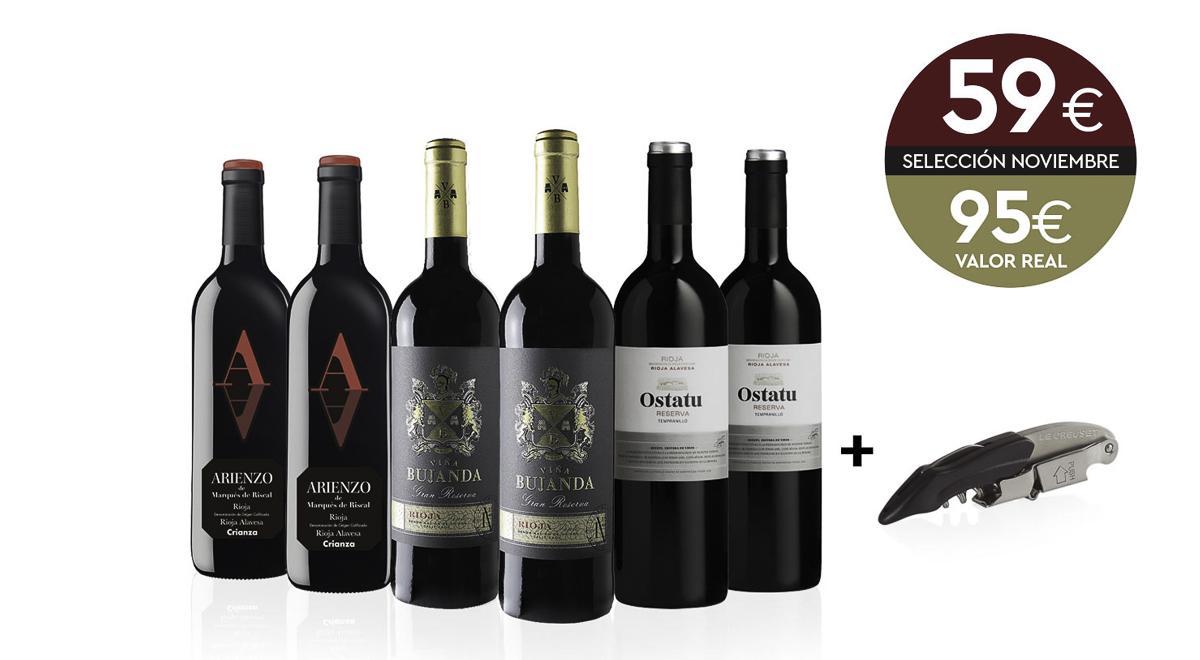 Selección de vinos de Rioja Alavesa