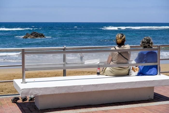 El primer sábado de la fase 1 en Las Canteras