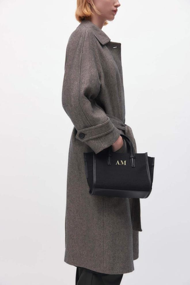 Bolso mini shopper personalizado de Zara