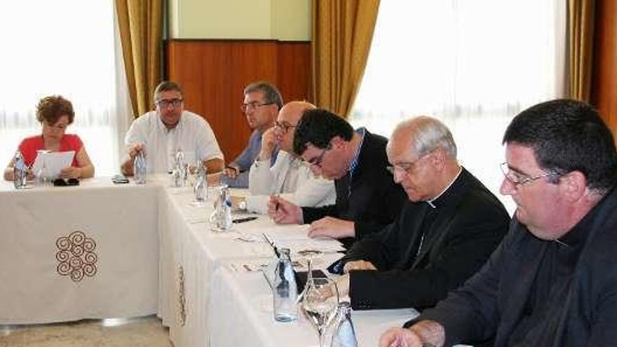 Reunión del sínodo diocesano, en el pasado mes de julio. // Iñaki Osorio