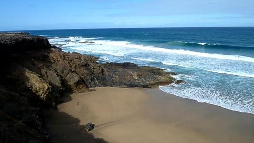 La playa de Tebeto. // Visita Fuerteventura