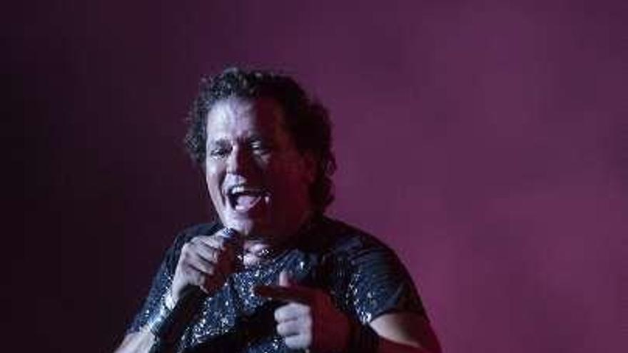 Carlos Vives, ayer, en un concierto.