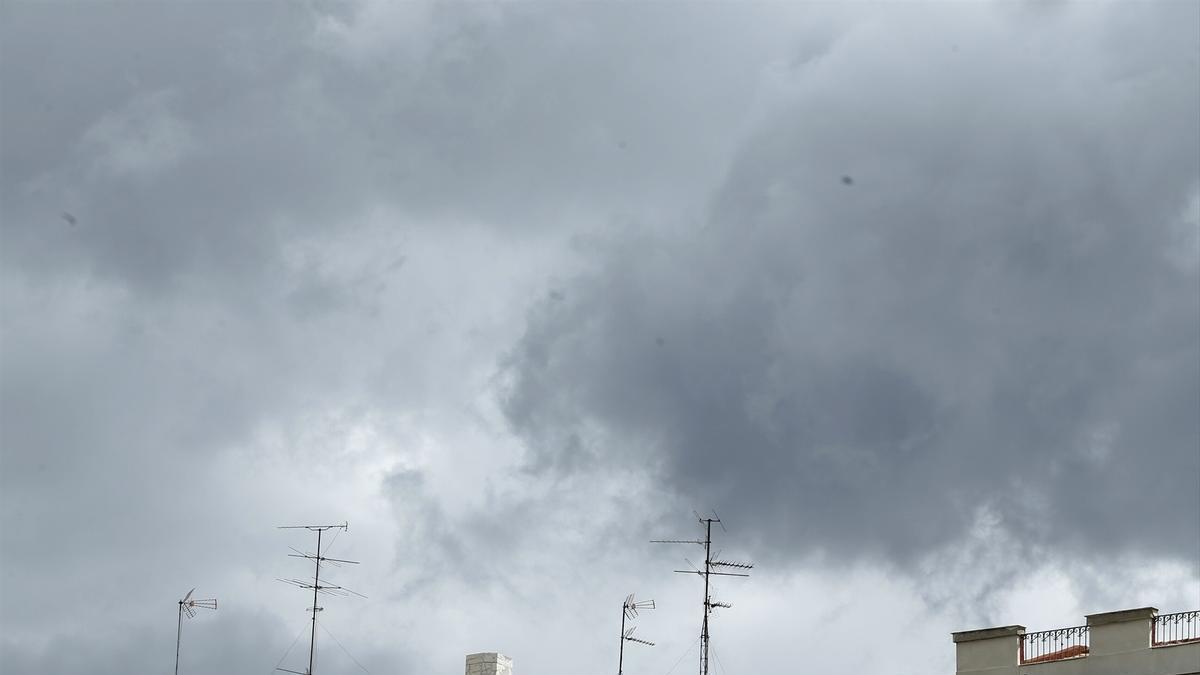 Cielo nuboso.