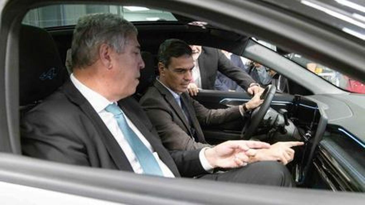 Pedro Sánchez y José Vicente de los Mozos.