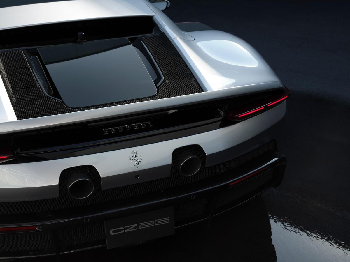 El Ferrari CZ26 se presenta como una obra de arte sobre ruedas nacida del programa de encargos más exclusivo de Maranello