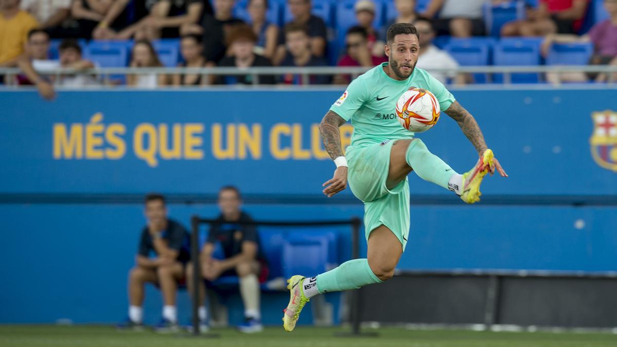  Partido amistoso de pretemporada entre el Barça Atletic y el Andorra CF