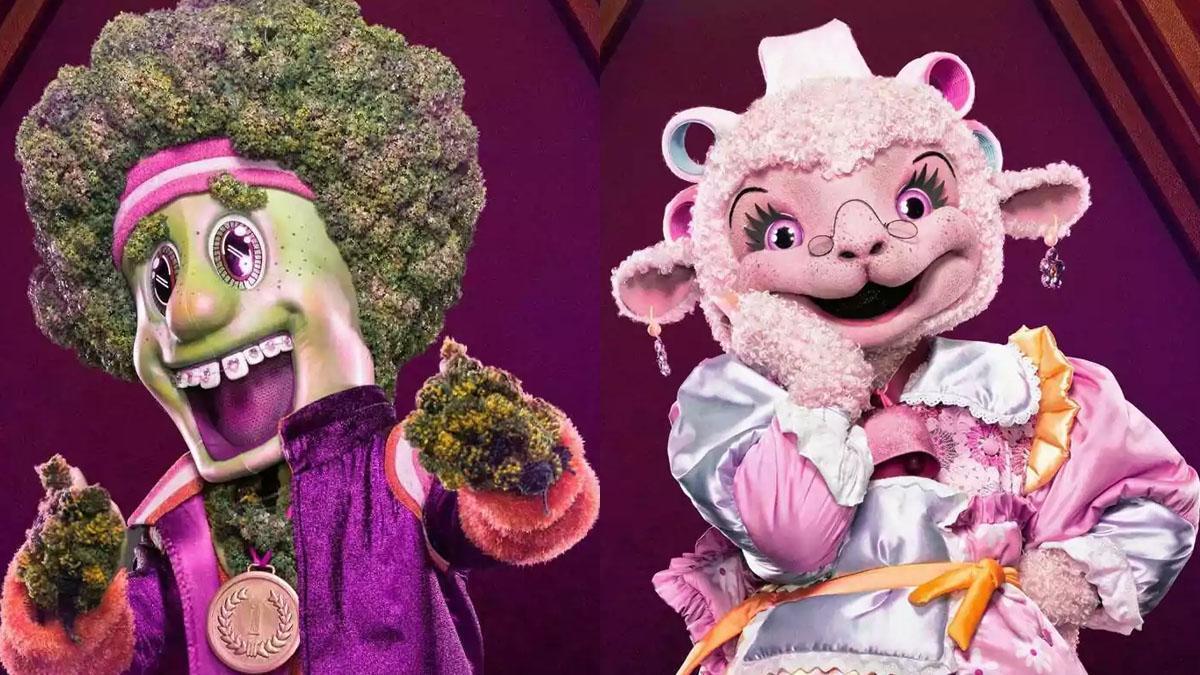 Brócoli y Oveja, desenmascarados en 'Mask Singer'.