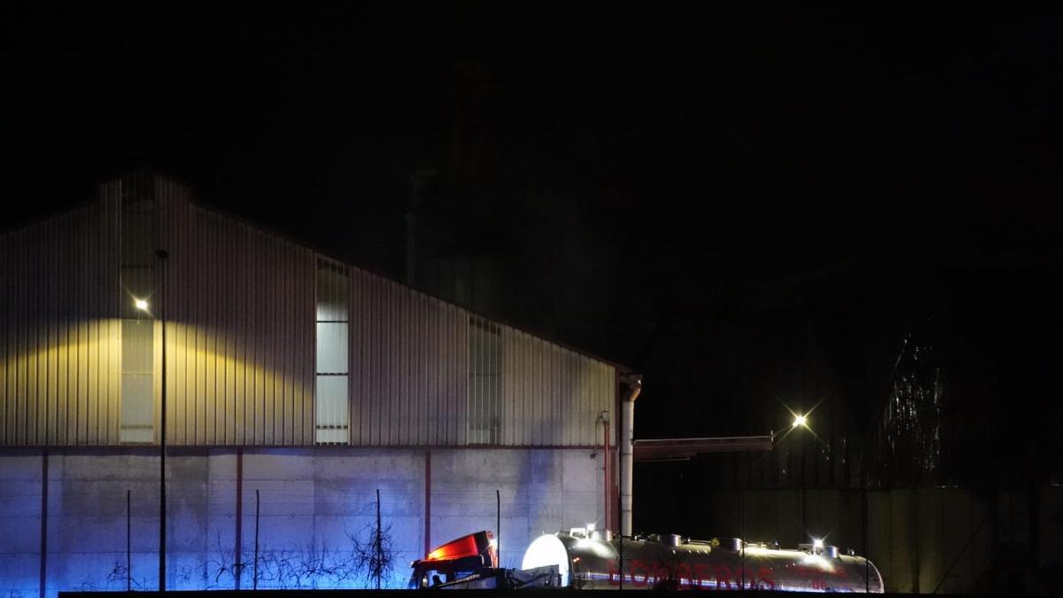 Incendio en las instalaciones de Cobadu en Zamora