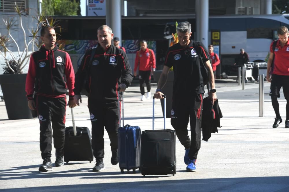 El Dépor madruga para viajar a Málaga