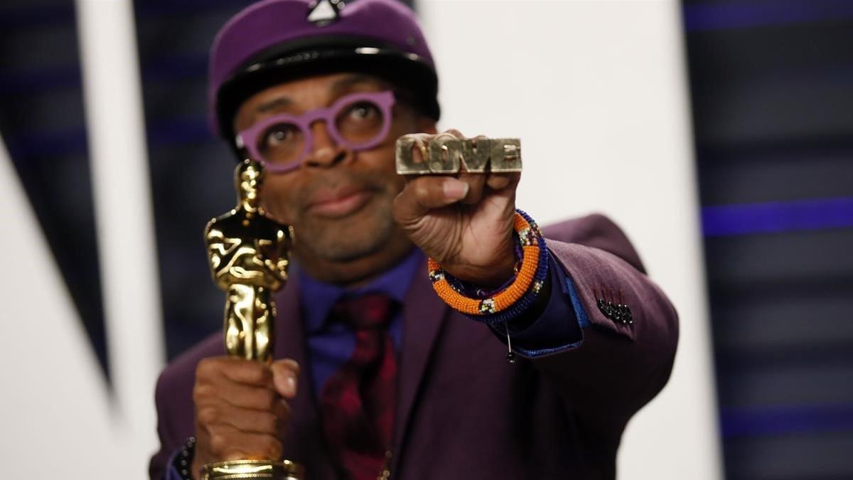 Spike Lee, con el Oscar al mejor guion por 'Infiltrado en el KKKlan'