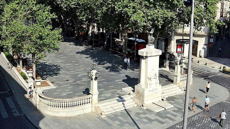 La Rambla de Figueres, en una imatge d&#039;arxiu.