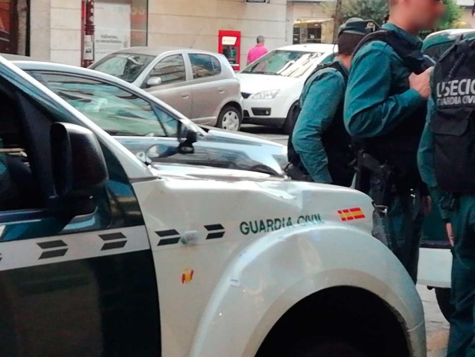 Operación de la Guardia Civil contra las bandas latinas en Vigo