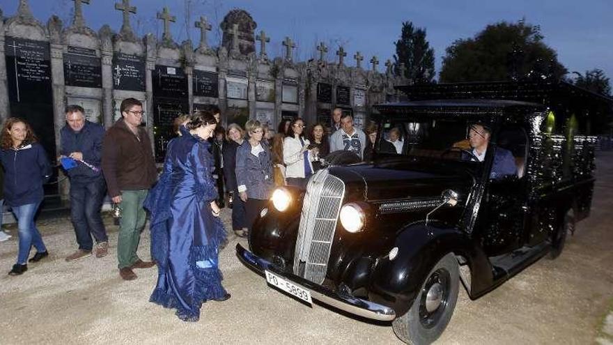 Un momento durante una visita guiada a Pereiró en 2016. // R. Grobas