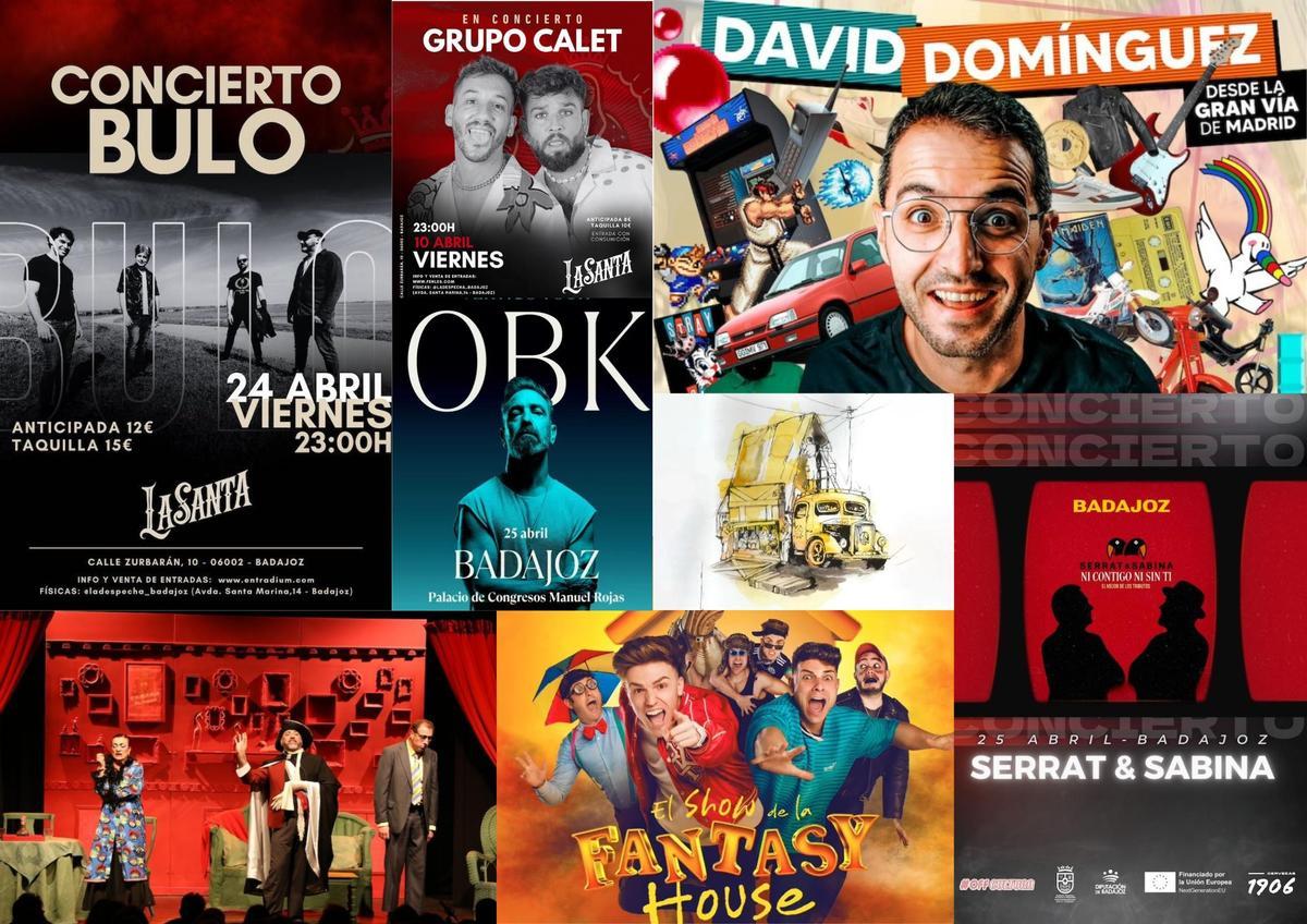 Algunos de los planes culturales de este fin de semana en Badajoz.