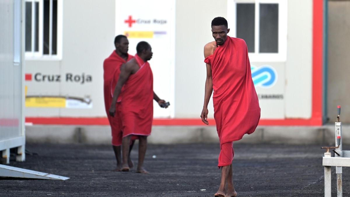 Llegada de migrantes a Canarias.