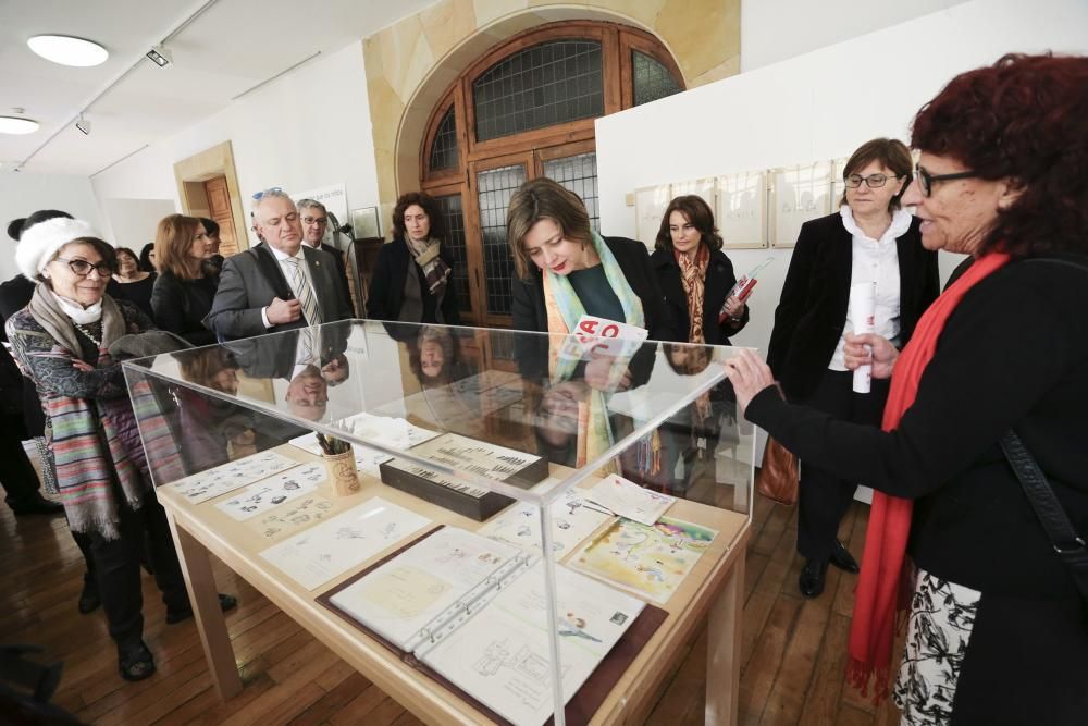 nauguración de la muestra "Imaginar la educación. 50 años con Frato" en el Edificio Histórico.