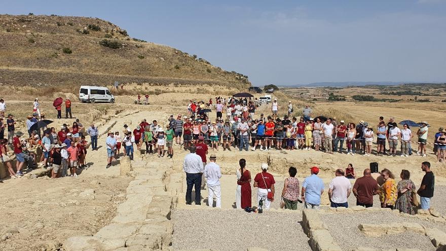La jornada de puertas abiertas pone fin a la campaña de excavación estival de Los Bañales