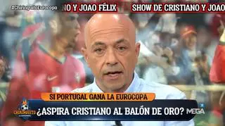"Como hicieron con Messi, si Cristiano hace una gran Eurocopa le podrían dar el Balón de Oro"