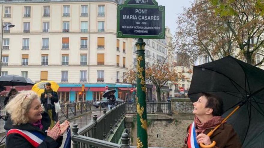 Nuevo puente en París con el nombre de María Casares.   | // @ACORDEBARD