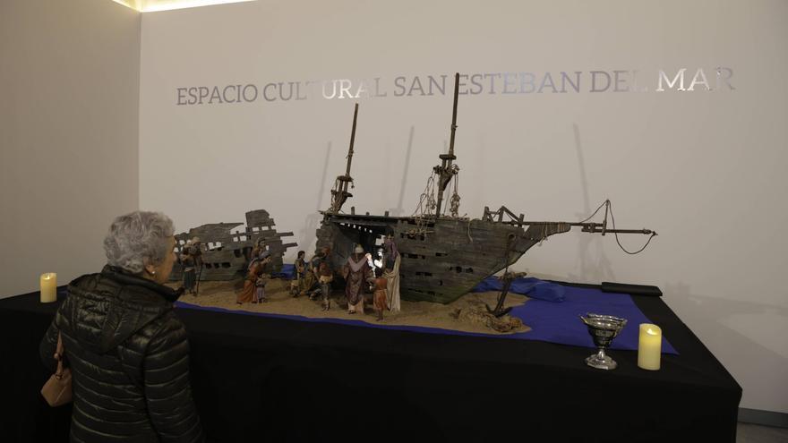 "El pesebre de los mares" ya se luce en la capilla de San Esteban del Mar