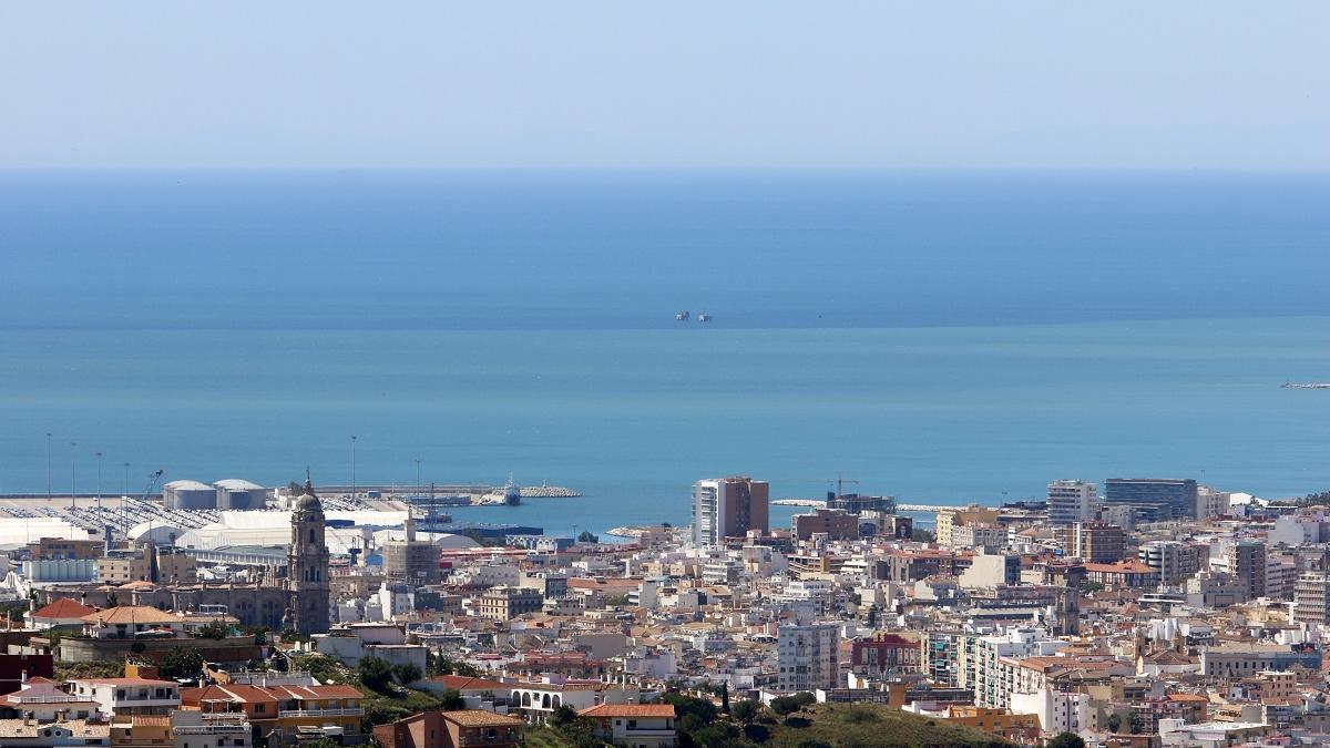 Una vista de la zona del Centro de Málaga.