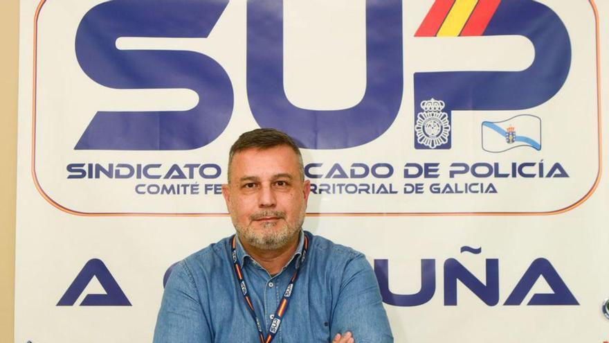 Marcos Franco, del Sindicato Unificado de Policía. |