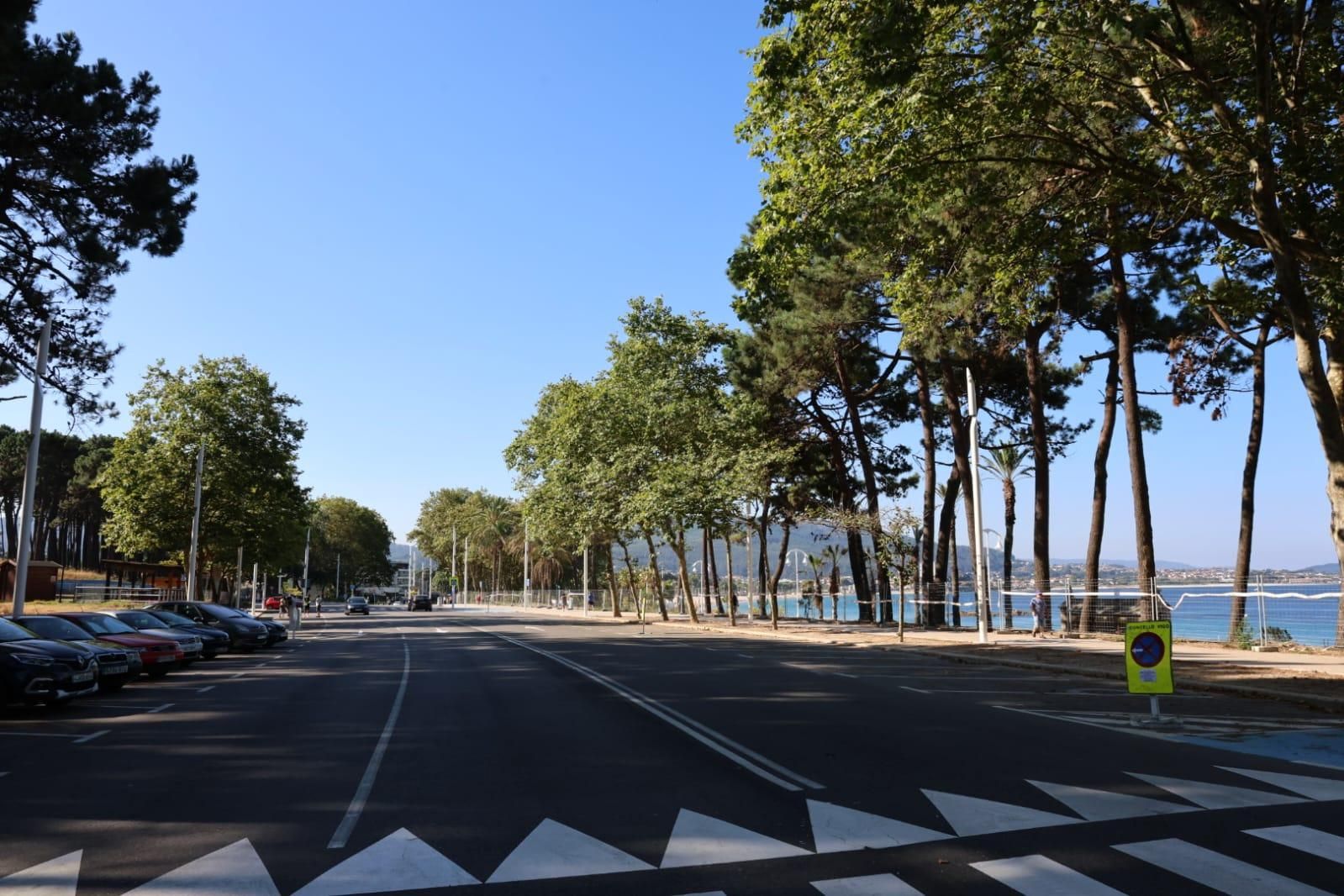 Restricciones de tráfico en Samil por el montaje de O Marisquiño