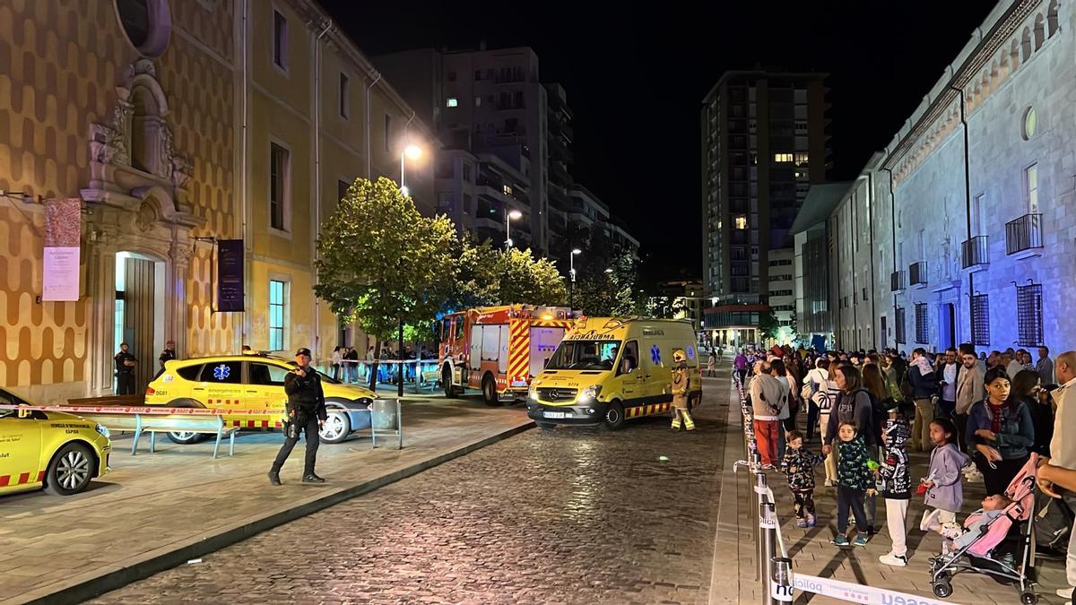 Explosió amb ferits a la Casa de Cultura de Girona