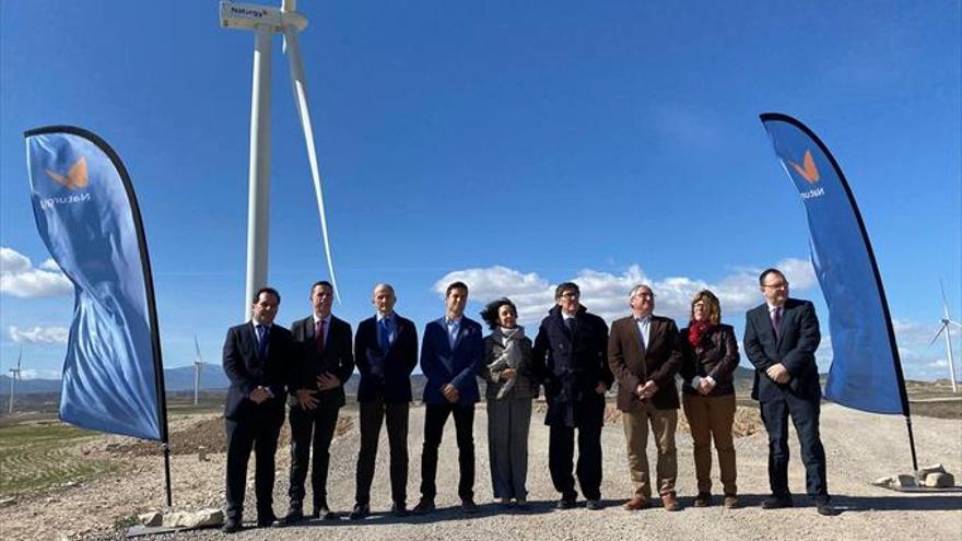 El Campo de Borja asiste a la inauguración del Parque Eólico Fréscano