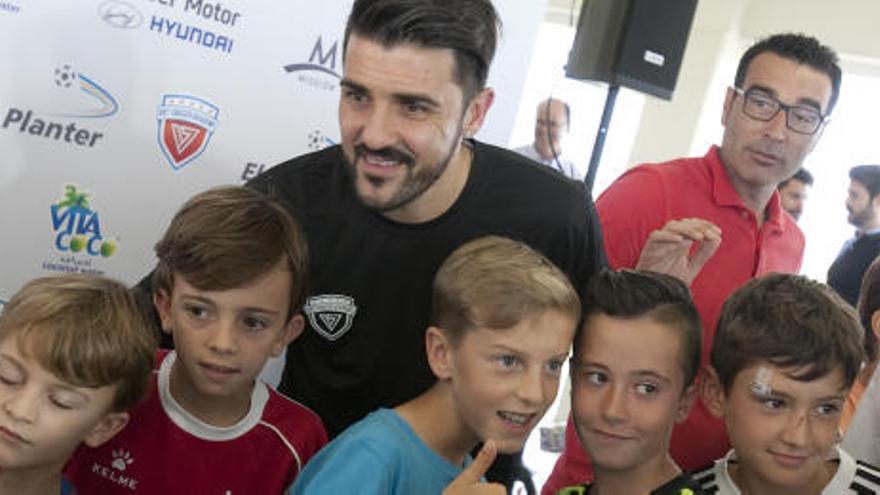 David Villa, a Puerto Rico