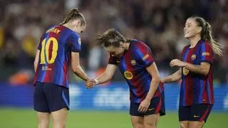 Claudia Pina lidera al Barça en su mayor goleada de siempre al Real Madrid (7-0)