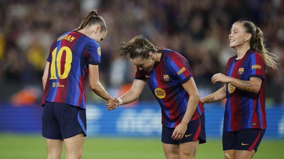 Claudia Pina lidera al Barça en su mayor goleada de siempre al Real Madrid (7-0)