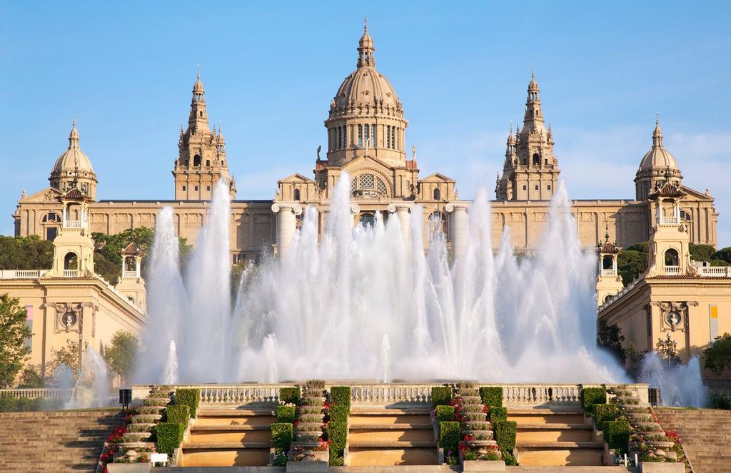 Fuente del Museo Nacional de Arte de Cataluña, en Barcelona