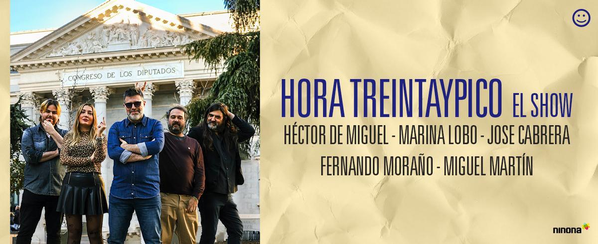 Cartel del espectáculo cómico de "Hora treintaypico"