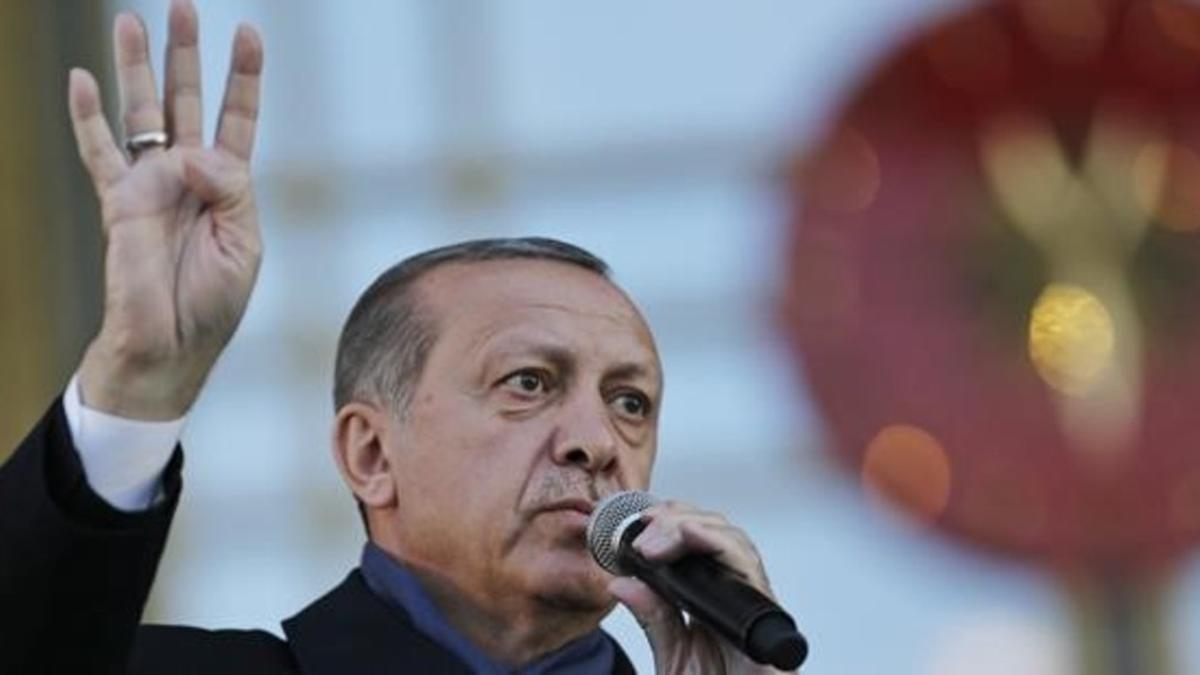 Erdogan, tras su triunfo en el referéndum el pasado 16 de abril.