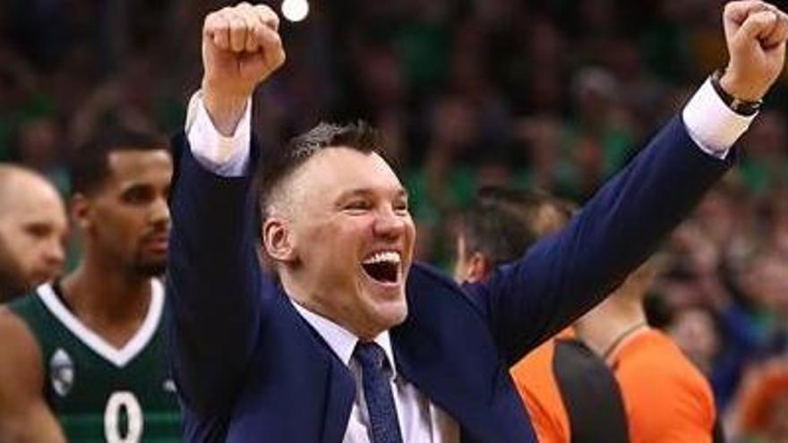 Sarunas Jasikevicius estava eufòric al final de l&#039;enfrontament