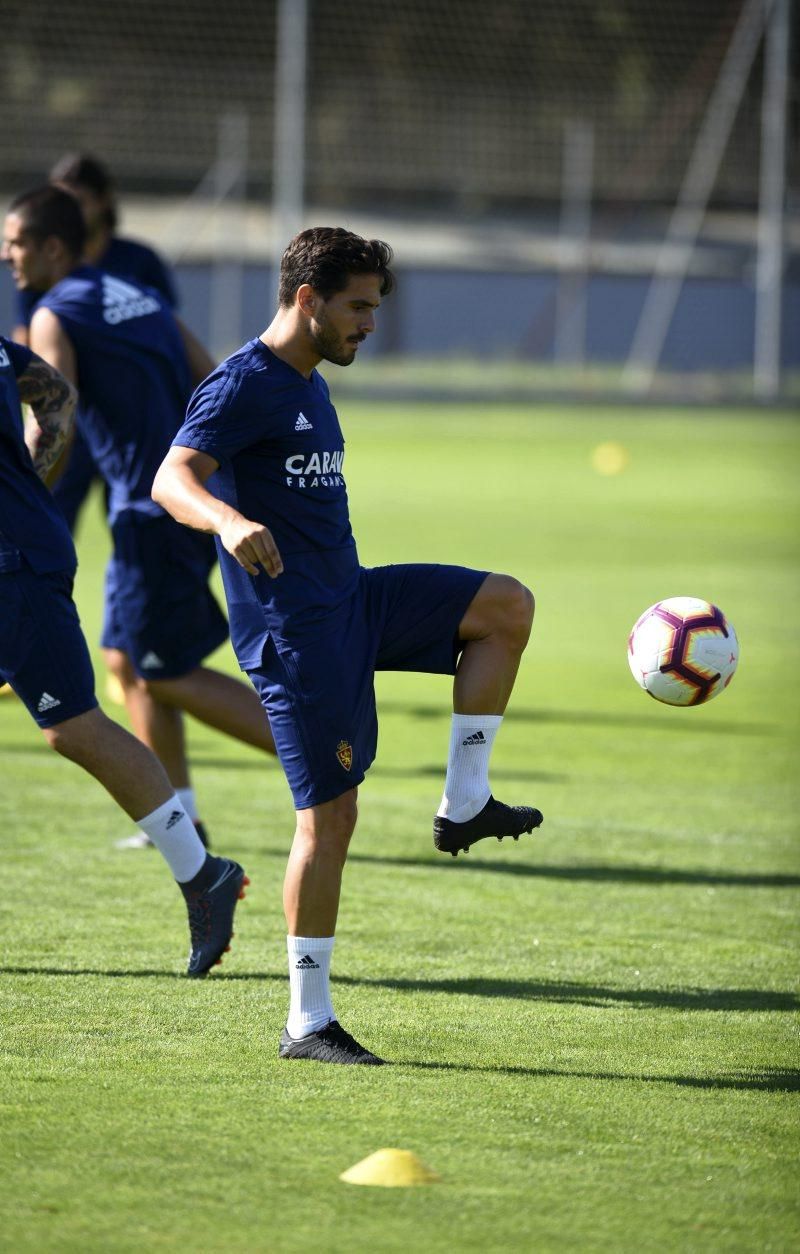 Entrenamiento del Real Zaragoza en la Ciudad Deportiva