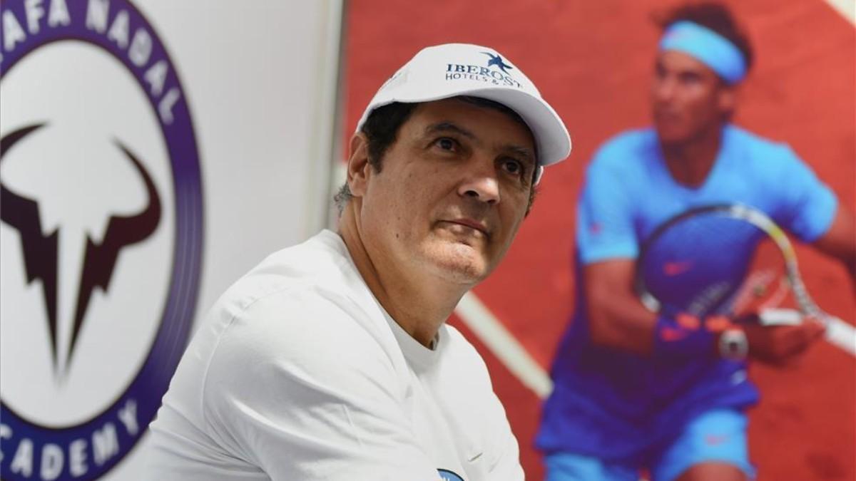 Toni Nadal, en un evento de la Academia Rafa Nadal