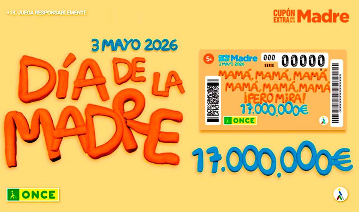 Cupón Extra del Día de la Madre de la ONCE 2026.