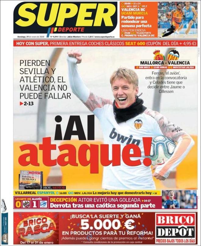 Portada del Superdeporte del 19 de enero