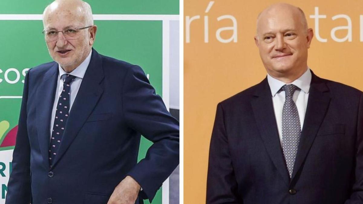 Juan Roig, presidente de Mercadona, y Antonio Rodríguez, director general de Consum.