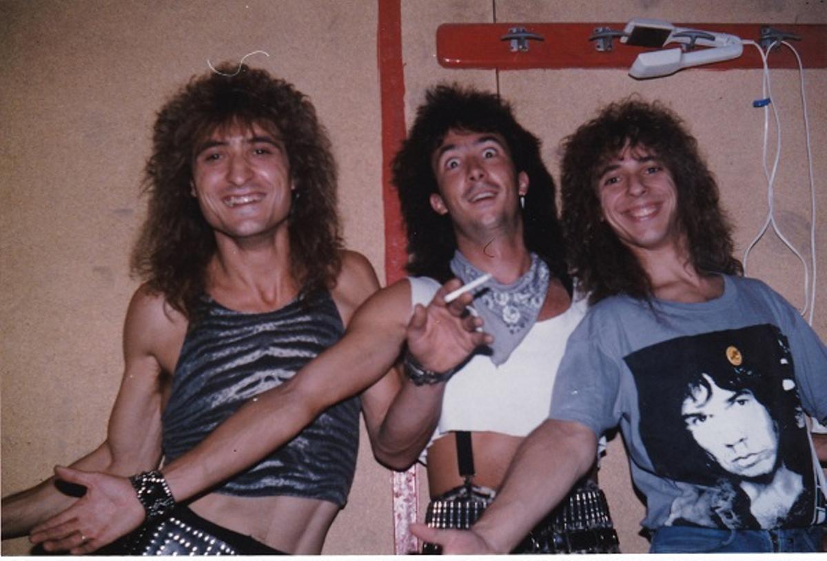 Una imagen de finales de los años 80 en la zona heavy de Zaragoza.